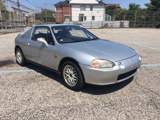 1992 Silver Honda Del Sol Convertible