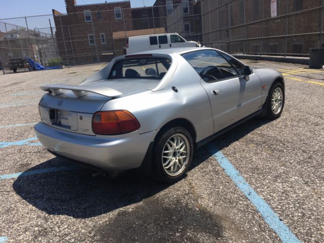 1992 Silver Honda Del Sol Convertible