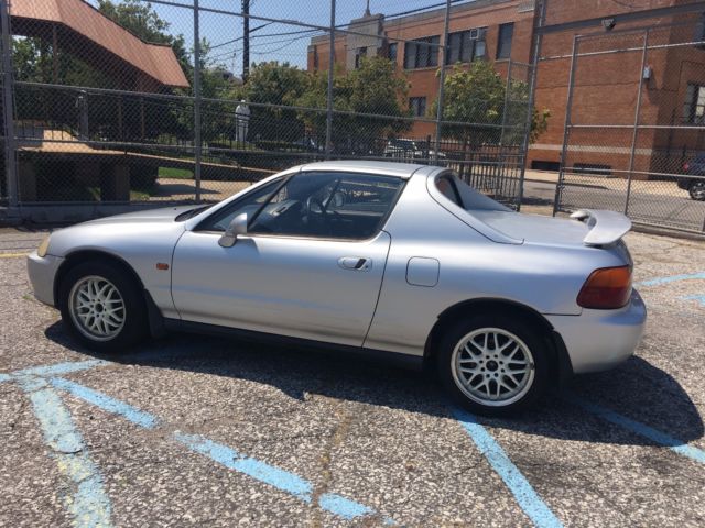 1992 Silver Honda Del Sol Convertible