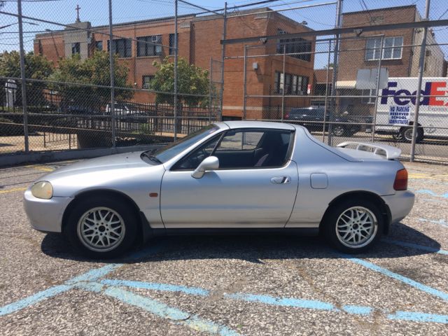 1992 Silver Honda Del Sol Convertible