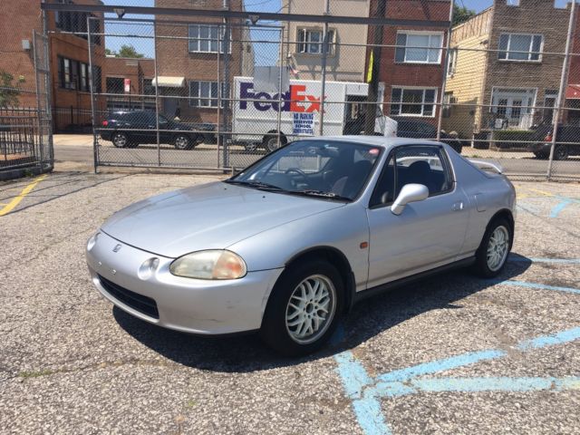 1992 Silver Honda Del Sol Convertible