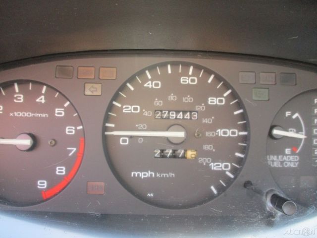 1992 Red Honda Civic Sedan