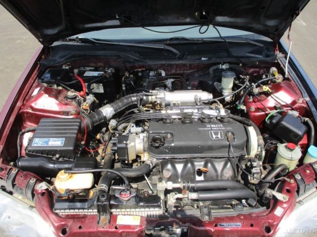 1992 Red Honda Civic Sedan