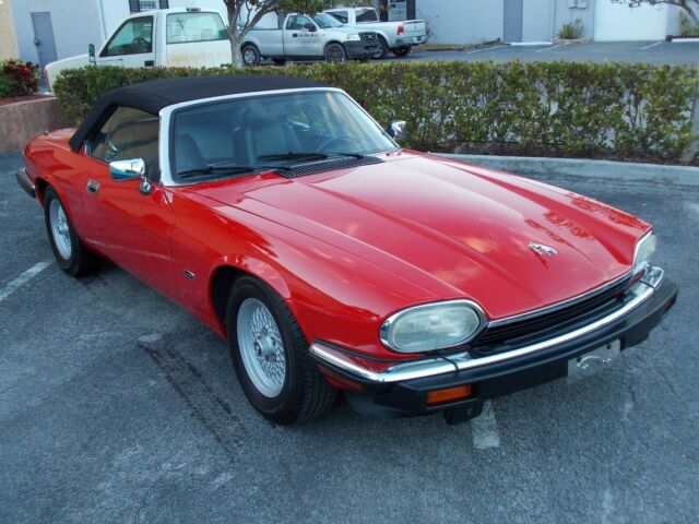 1992 RED Jaguar XJS Convertible
