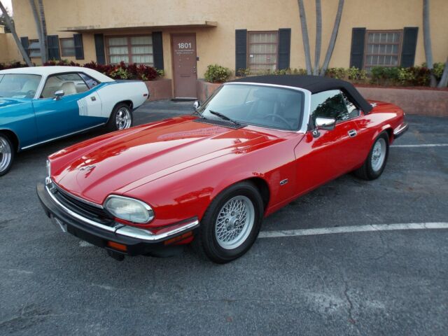 1992 RED Jaguar XJS Convertible