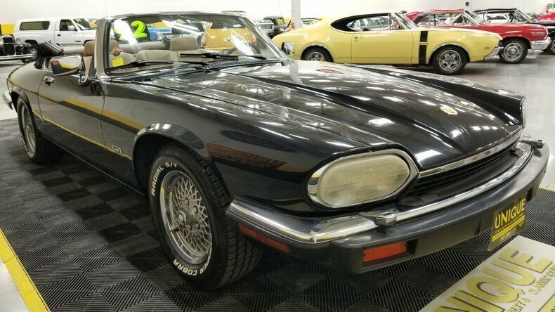 1992 Black Jaguar XJS V12 Convertible Convertible