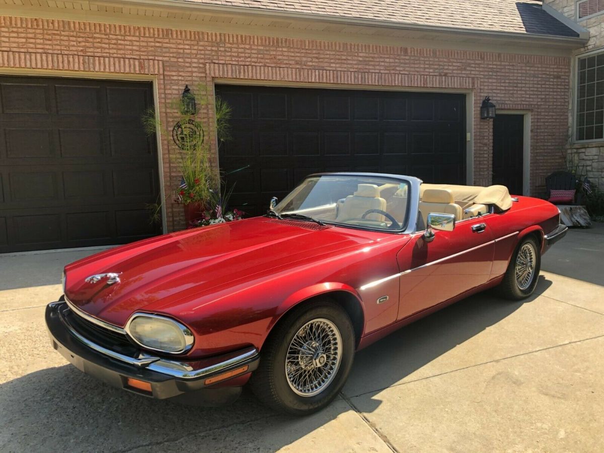 1992 Red Jaguar XJS Convertible