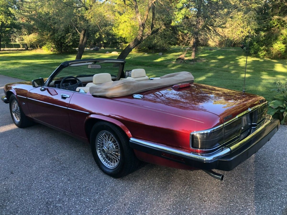 1992 Red Jaguar XJS Convertible