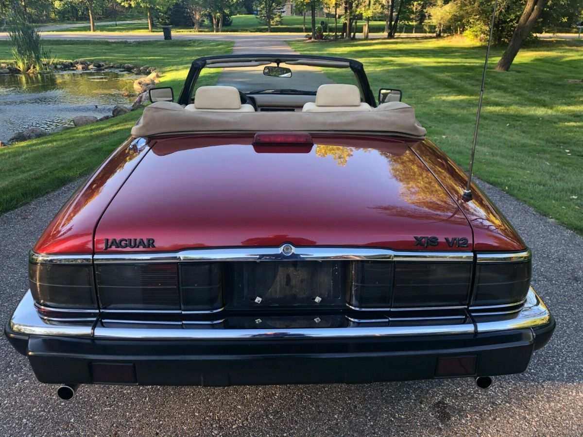 1992 Red Jaguar XJS Convertible
