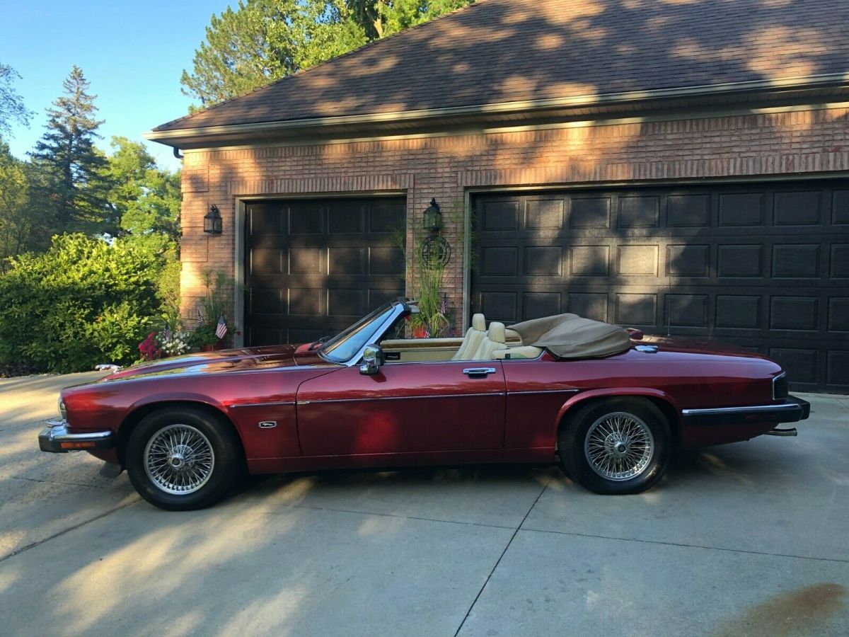 1992 Red Jaguar XJS Convertible