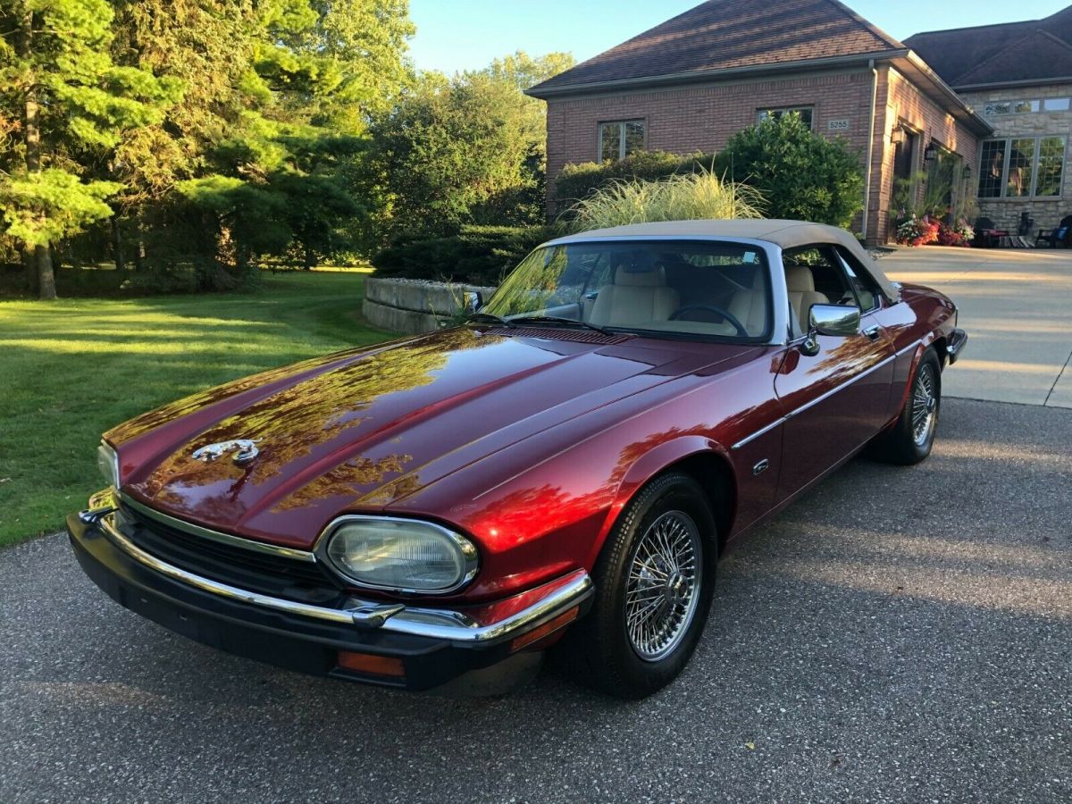 1992 Red Jaguar XJS Convertible