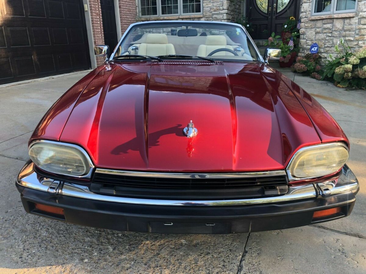 1992 Red Jaguar XJS Convertible