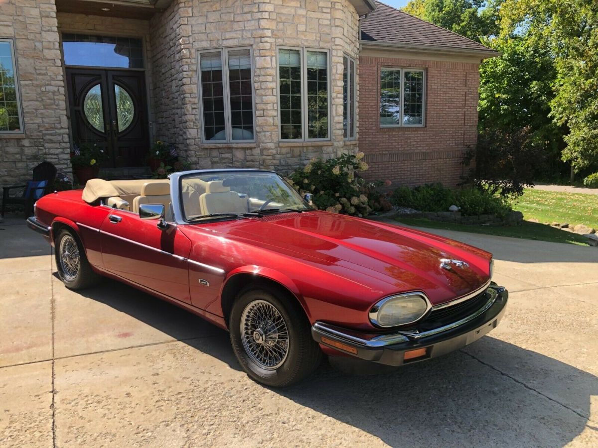 1992 Red Jaguar XJS Convertible