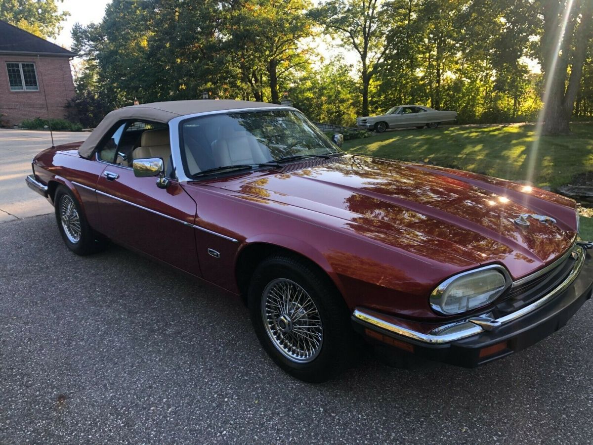 1992 Red Jaguar XJS Convertible