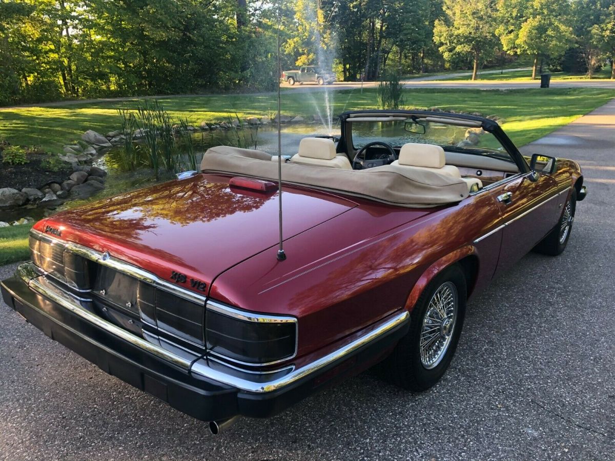 1992 Red Jaguar XJS Convertible