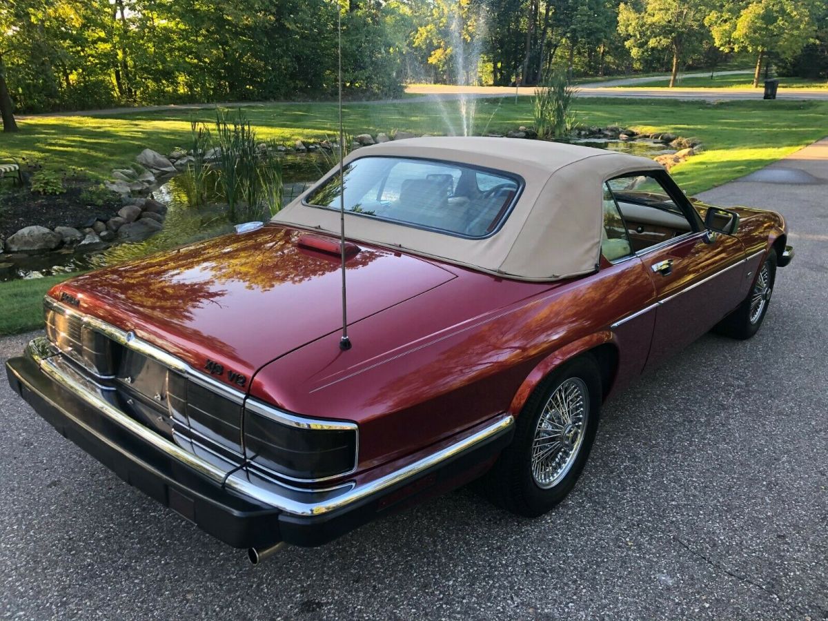 1992 Red Jaguar XJS Convertible