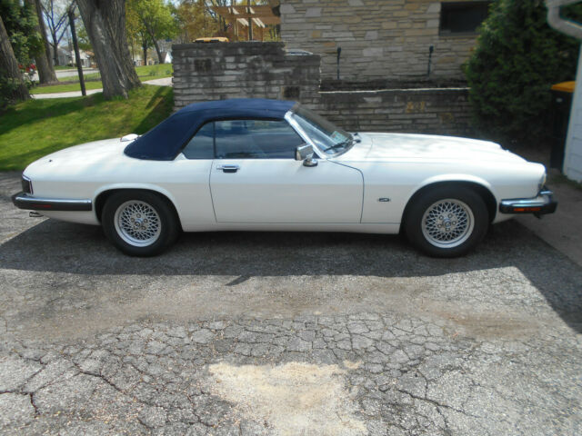 1992 White Jaguar XJS Convertible