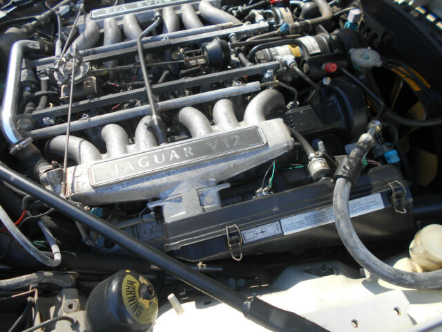 1992 White Jaguar XJS Convertible