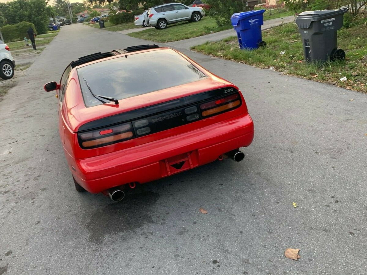 1992 Red Nissan 300ZX Coupe