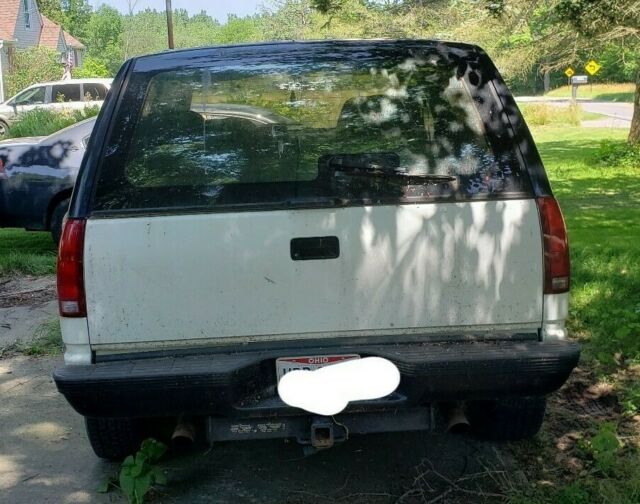1992 White Chevrolet Blazer Coupe