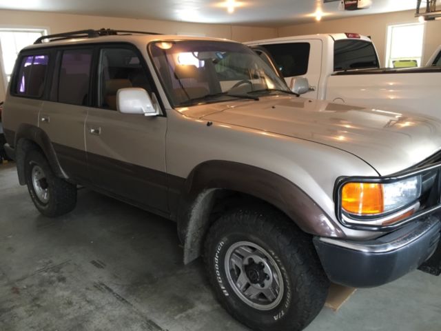 1992 Tan Toyota Land Cruiser SUV