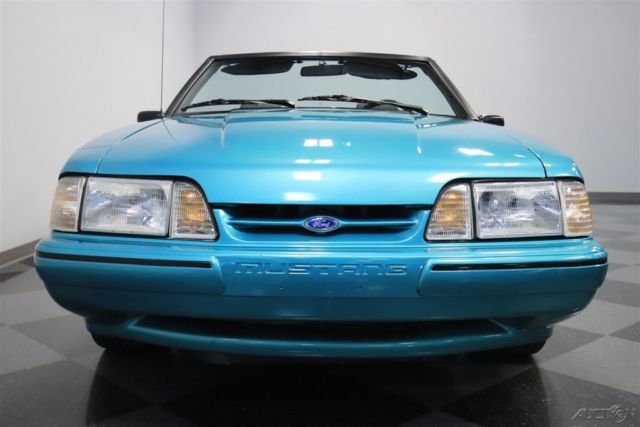 1992 Green Ford Mustang Convertible