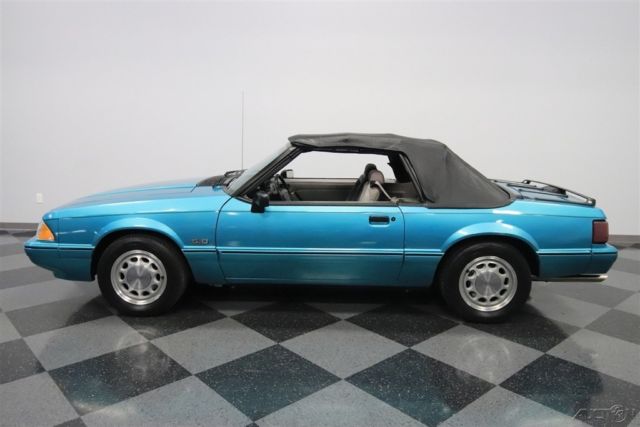 1992 Green Ford Mustang Convertible