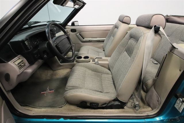 1992 Green Ford Mustang Convertible