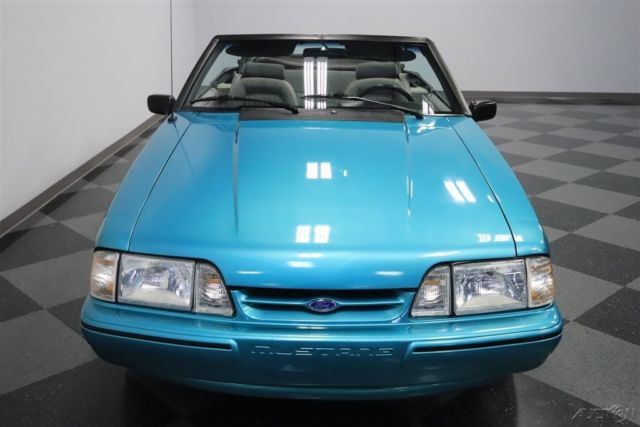 1992 Green Ford Mustang Convertible