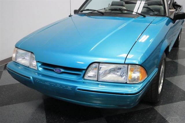 1992 Green Ford Mustang Convertible