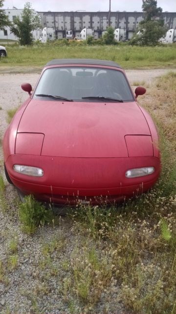 1992 Red Mazda MX-5 Miata