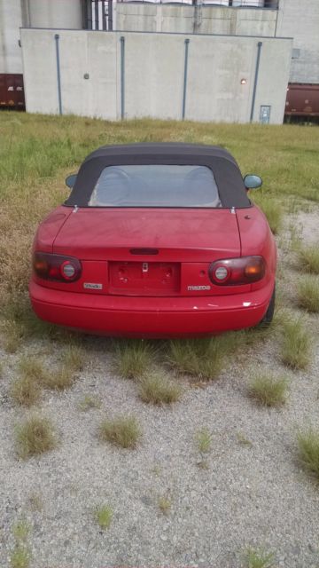 1992 Red Mazda MX-5 Miata