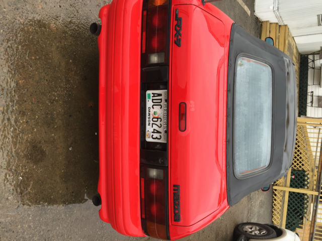 1992 Red Mazda RX-7 Convertible