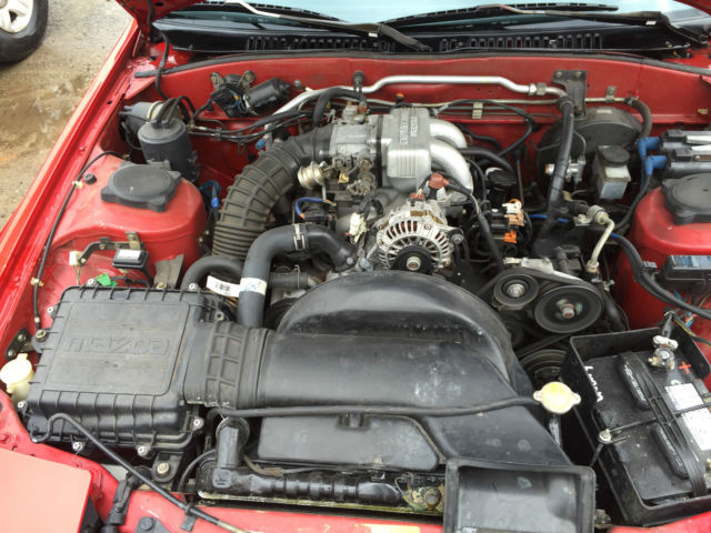 1992 Red Mazda RX-7 Convertible
