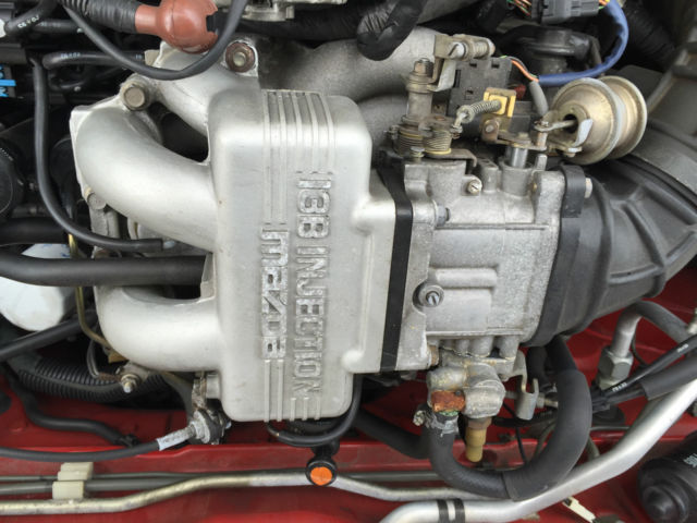 1992 Red Mazda RX-7 Convertible