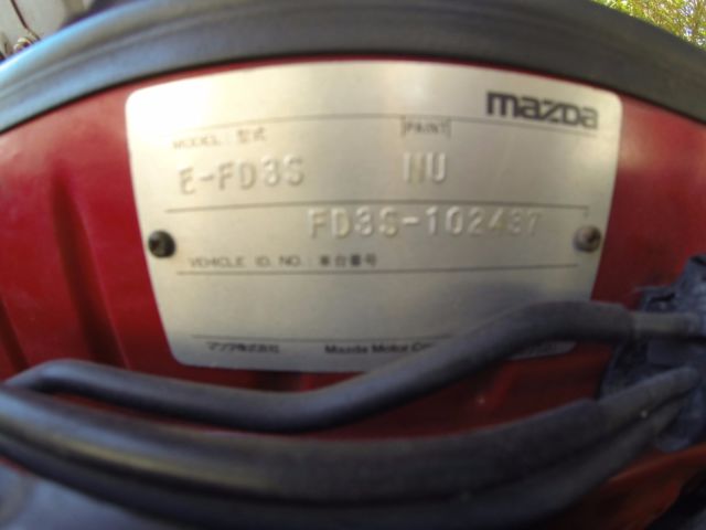 1992 Silver Mazda RX-7