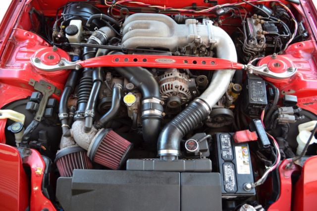 1992 Red Mazda RX-7 2D