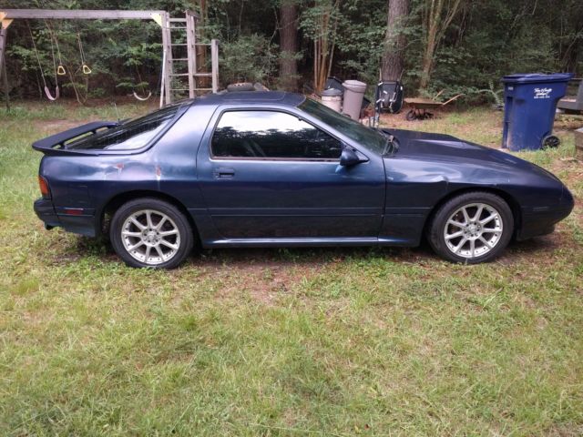 1992 Blue Mazda RX-7 Hatchback