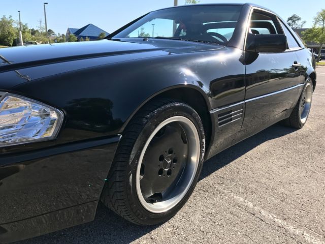 1992 Black Mercedes-Benz SL-Class Convertible