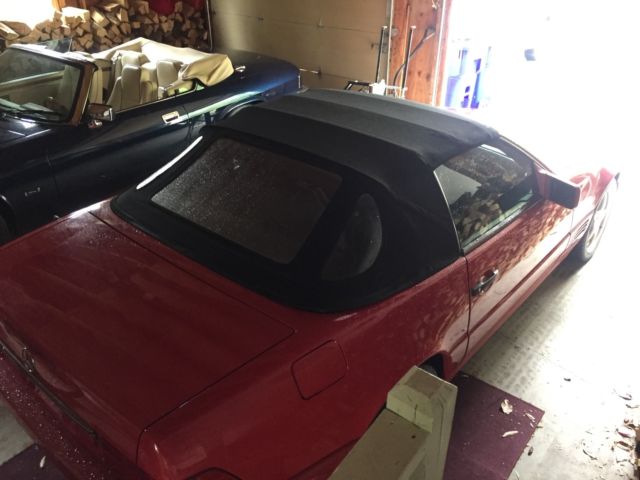 1992 Red Mercedes-Benz 300-Series Convertible