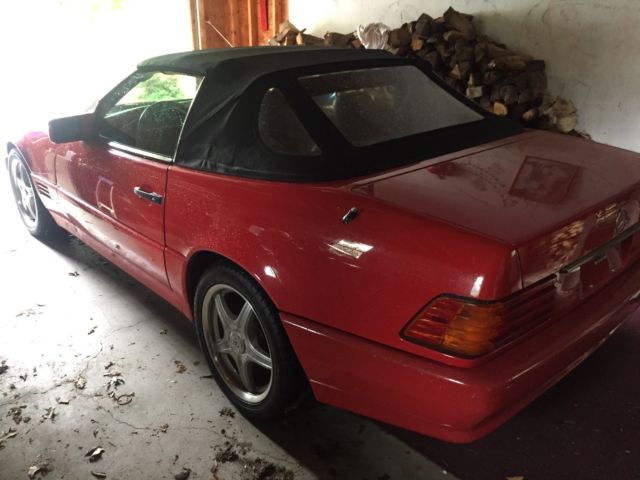 1992 Red Mercedes-Benz 300-Series Convertible