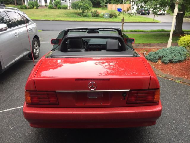 1992 Red Mercedes-Benz 300-Series Convertible