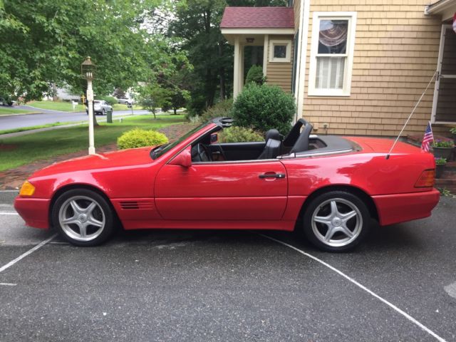 1992 Red Mercedes-Benz 300-Series Convertible