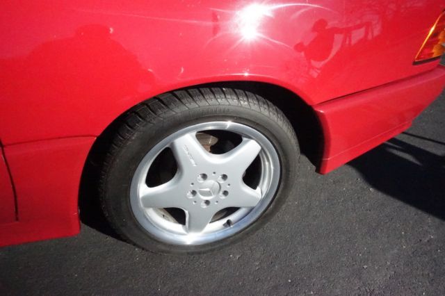 1992 Red Mercedes-Benz SL-Class Convertible/Coupe