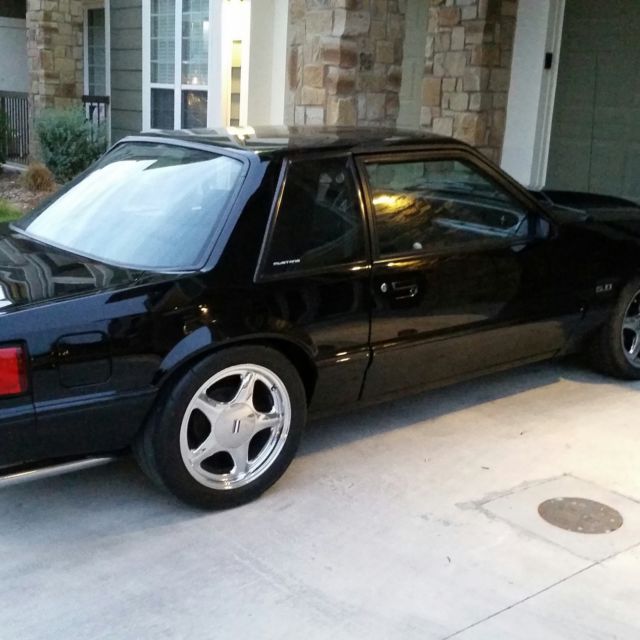 1992 White Ford Mustang Convertible