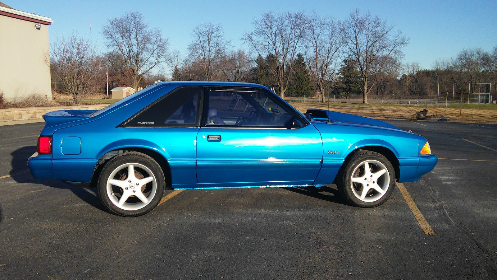 1992 Atlantic Blue Ford Mustang Hatchback