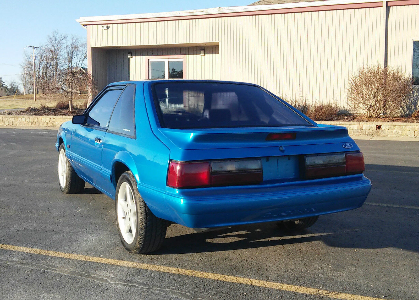 1992 Atlantic Blue Ford Mustang Hatchback