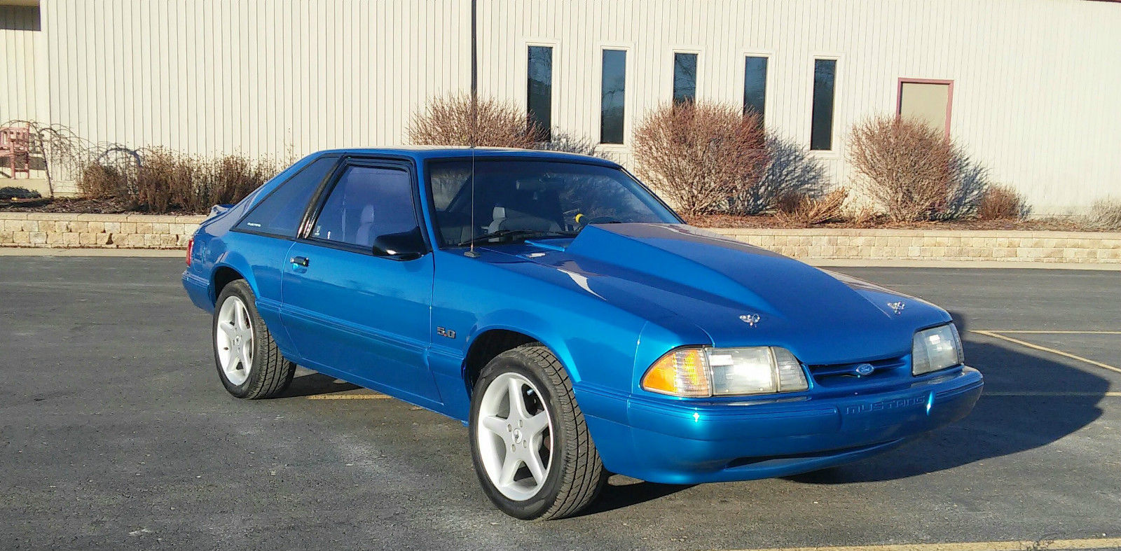 1992 Atlantic Blue Ford Mustang Hatchback
