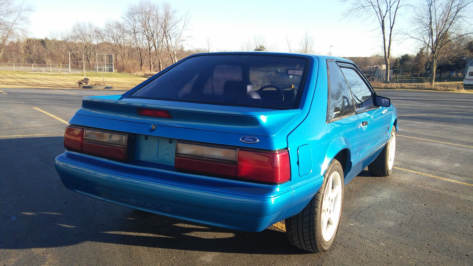 1992 Atlantic Blue Ford Mustang Hatchback