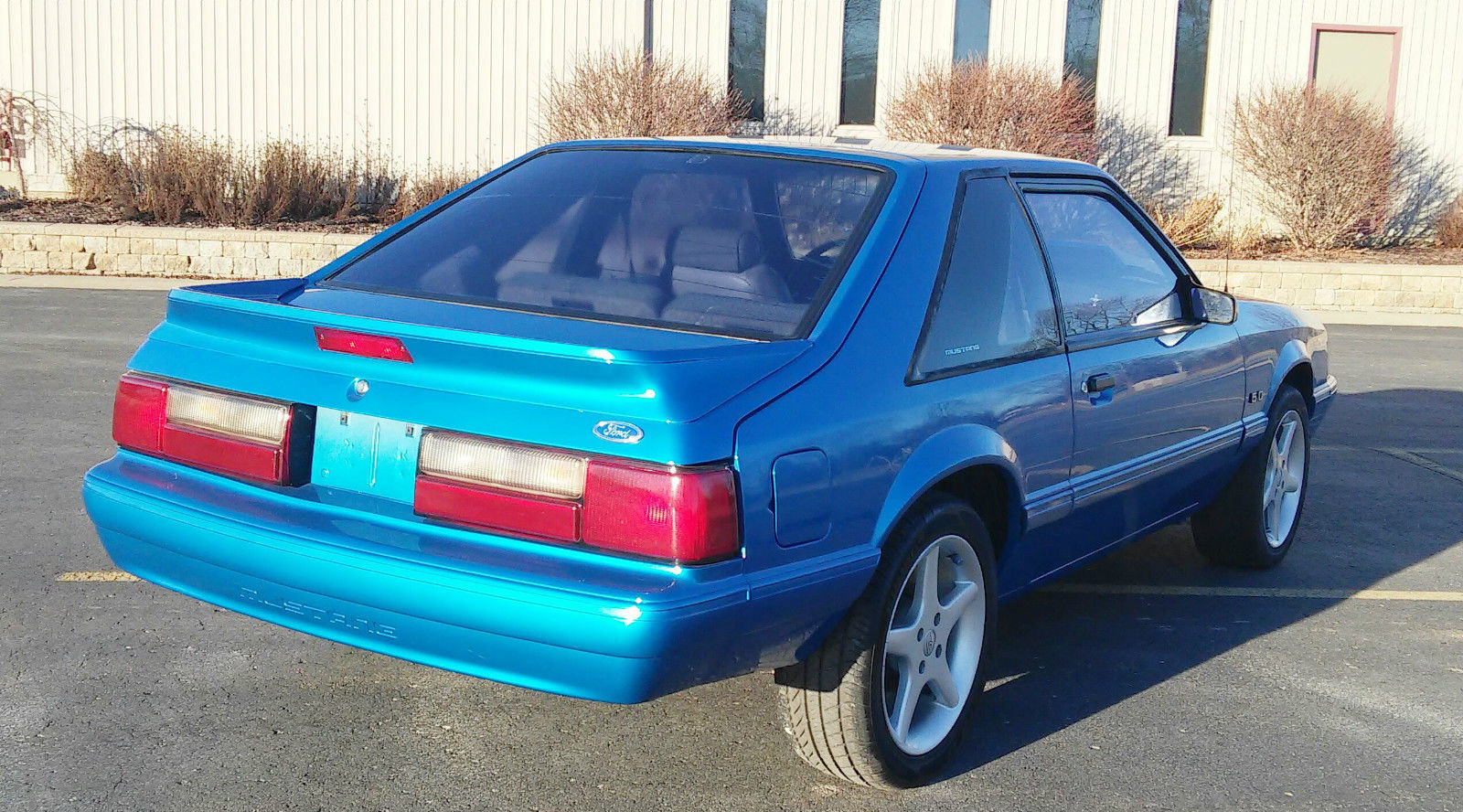 1992 Atlantic Blue Ford Mustang Hatchback